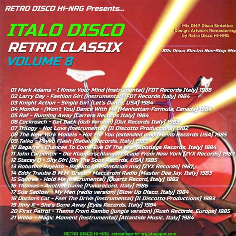 Italo Disco Retro Classix Vol 8 Non Stop 80s Hits Mix Various