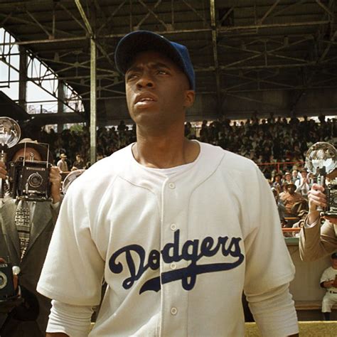 Here's a second, longer trailer for warner bros and legendary pictures' jackie robinson biopic 42 that opens april 12. Male Gaze: Chadwick Boseman Is a Home Run