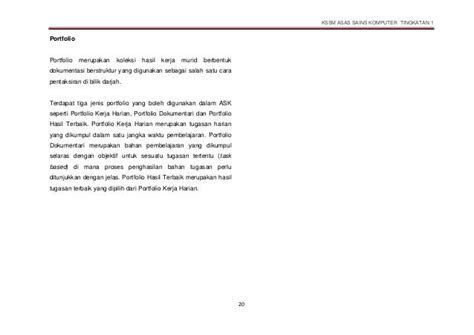 14+ Contoh Laporan Kerja Kursus Ask Tingkatan 3 PNG