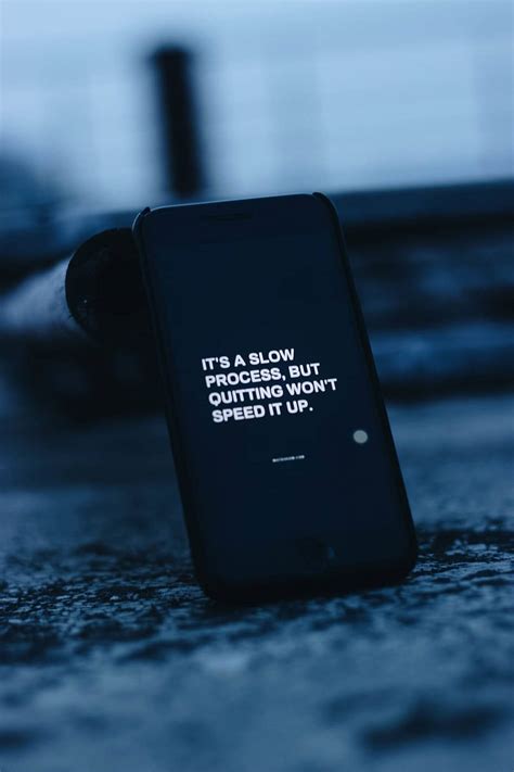 Download Blue Aesthetic Quote Iphone Lock Screen Wallpaper