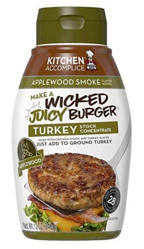 Kitchen Accomplice Applewood Smoke Wicked Juicy Burger Turkey Stock