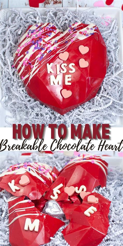 How To Make A Breakable Chocolate Heart Easy Everyday Recipes