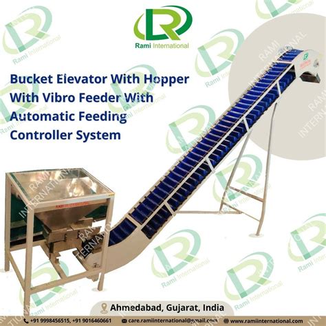 Rami Mild Steel Bucket Belt Conveyors For Industrial At Rs 80000 In