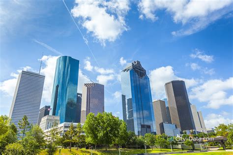 Skyline Of Houston Daytime