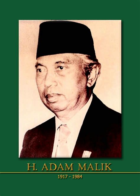 Biografi Adam Malik Singkat Pigura