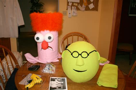 Entirely Emily How To Make Bunsen And Beaker Costumes