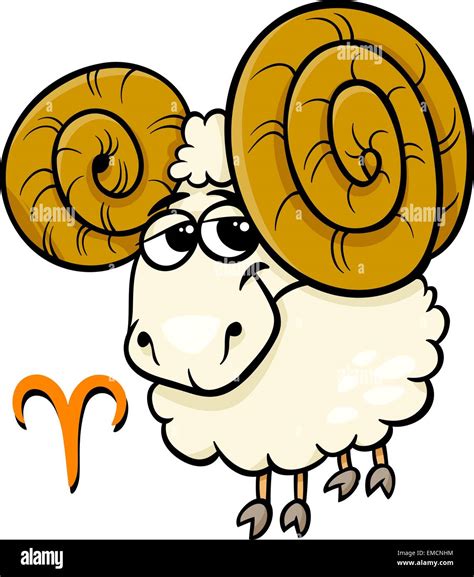 Aries Or The Ram Zodiac Sign Stock Vector Image And Art Alamy