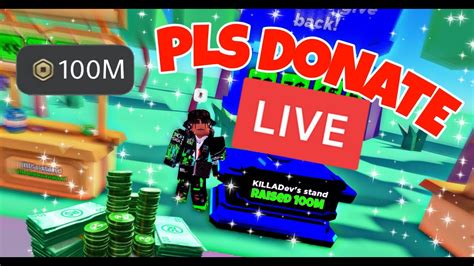 playing pls donate on roblox youtube