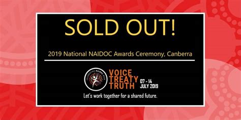 2019 national naidoc awards ceremony sold out naidoc