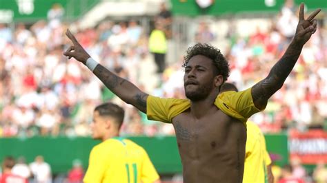 fifa world cup 2018 warm up neymar goal caps brazil s 3 0 win over austria