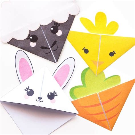 Easter Printable Bookmark Templates Etsyde Bookmark Template