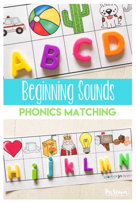 Learning And School Toys Beginning Sounds Toddlers First Words Alphabet