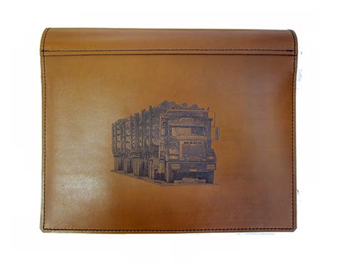 Truck Log Book Cover Mack Logcarter Underhide Leather