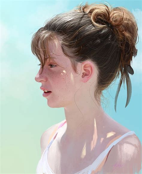 Noveland Sayson Kai Fine Art Digital Painting Portrait Portrait