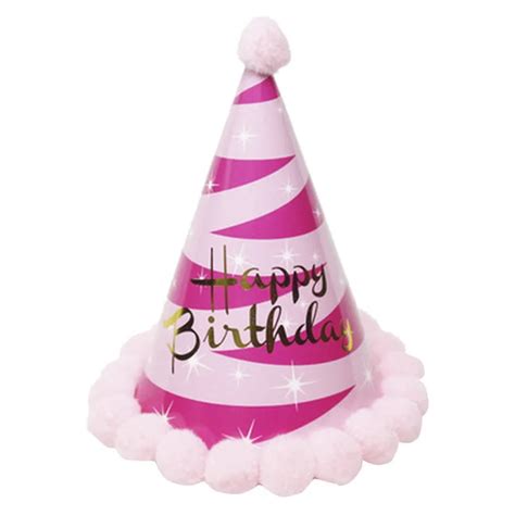 Buy Hoomall Happy Birthday Party Hats With Hairball