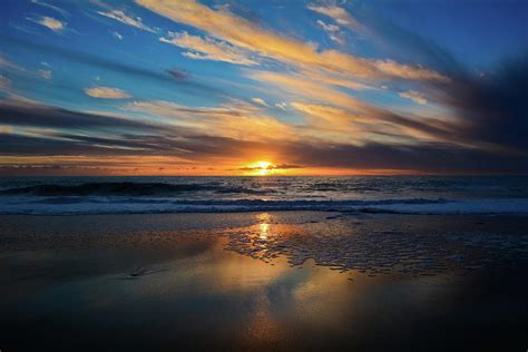 Aliso Beach Laguna Beach Sunset Photograph By Kyle Hanson Fine Art