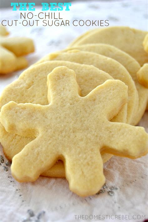 The Best No Chilling Required Cut Out Sugar Cookies The Domestic Rebel