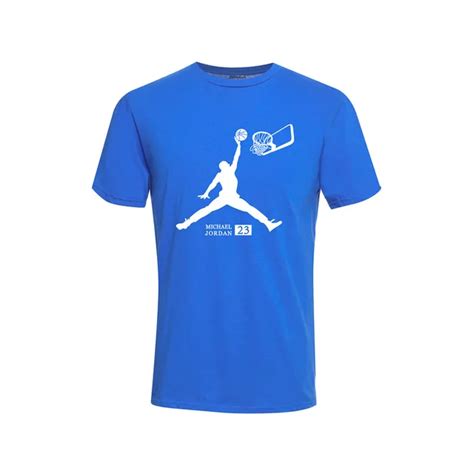 Summer New Print Michael Jordan Shirt Mens O Neck Image Fashion Jordan