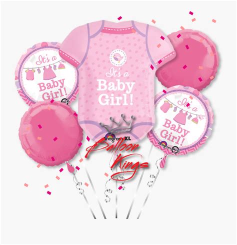 Balloon Its A Girl Free Transparent Clipart Clipartkey