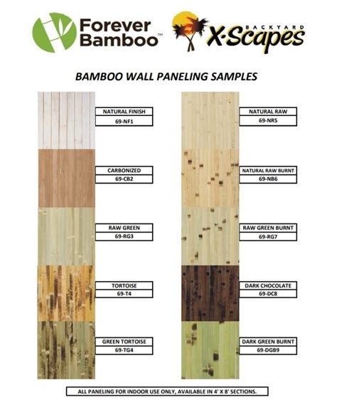 Bamboo Wall Paneling Samples Forever Bamboo