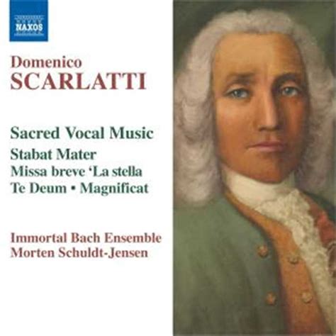 Visé Musique Cd Scarlatti Sacred Vocal Music Stabat Mater Te Deum