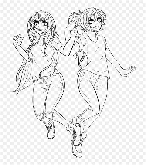 Anime Best Friend Coloring Pages Coloring Pages