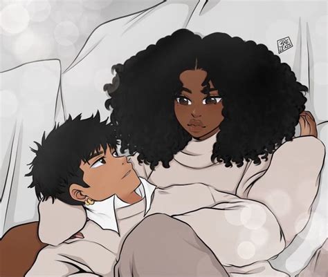 pin by 𝐵𝐴𝐵𝑌 𝐷𝐸𝑉𝐼𝐿 on divesting cute couple art black couple art black girl magic art