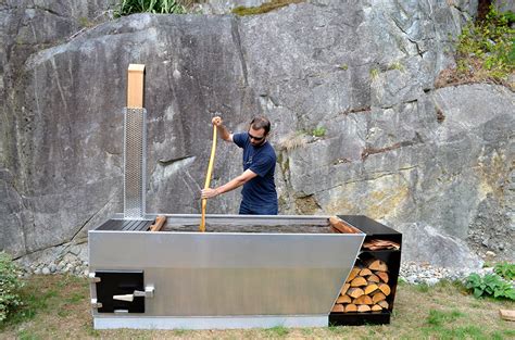 A wide variety of two person soaking tub options are available to you, such as drain location, function, and bathtub accessory. Soak Outdoor Wood Fired Hot Tub | The Coolector