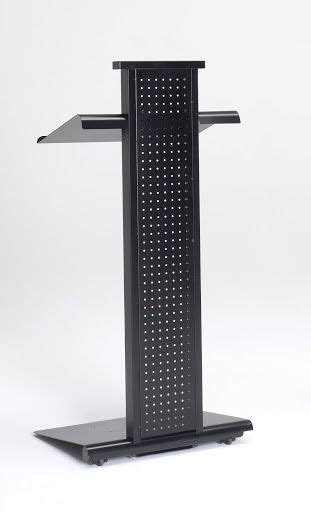 Smartdesks offers a lineup of computer podiums and lecterns with monitors designed to fit your particular technology, space and presentation approach. MAYLINE ACCESSORIES LIGHTED LECTERN AVAILABLE IN BLACK ...