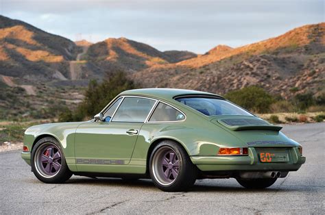Photo Gallery Porsche 911 Reimagined By Singer In Green And Purple