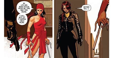 Black Canary And Nightwing Vs Elektra And Black Widow Battles Comic