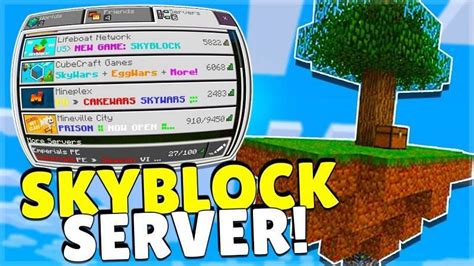 Minecraft skyblock servers for mobile. 5 best Minecraft PE (Pocket Edition) servers in 2020
