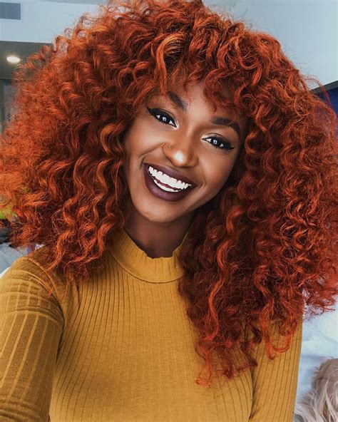 bold ginger hair color for black hair ginger hair color dyed natural hair