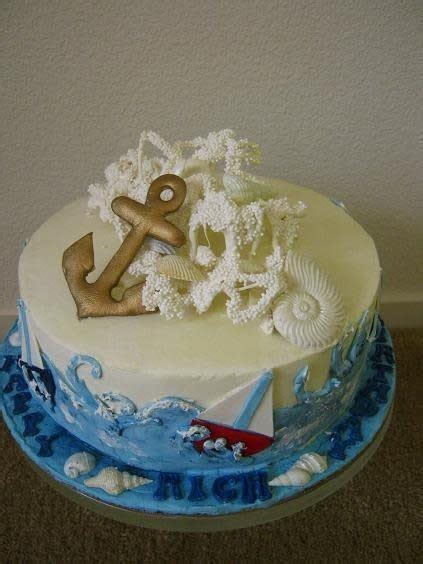 Sailing Birthday Cake Cake Nautical Cake Sailboat Cake