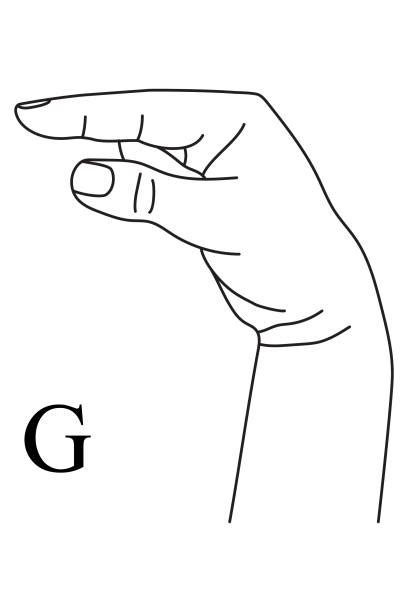 G In Sign Language Illustrations Royalty Free Vector Graphics And Clip