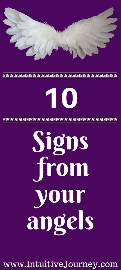 10 Signs From Your Angels Angel Signs Messages Angel Intuitive