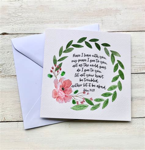 Sympathy Card Christian Cards Grief And Mourning Cards Etsy Uk