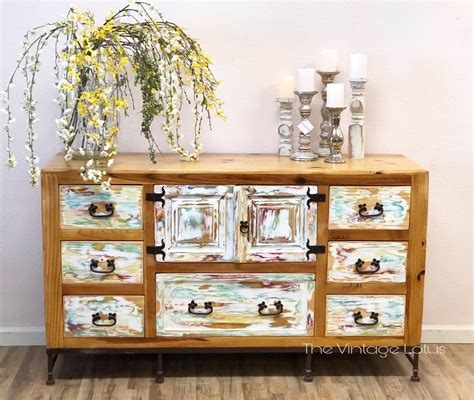 Earthing, grounding cabinets and chests designed to energize and balance our homes, the range of antique arches, rustic carved doors, barn doors and antiques including carved door panels,columns, arches, carved screens, cabinets and consoles are definitely a class apart. Custom Rustic BoHo Farmhouse Buffet Consul | Farmhouse ...