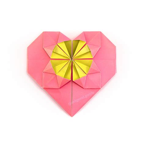 How To Make A Fancy Origami Heart 1 Folding Instructions Origami