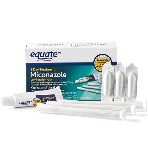 Equate Miconazole Vaginal Antifungal 3 Day Treatment 200 Mg — Kingdom