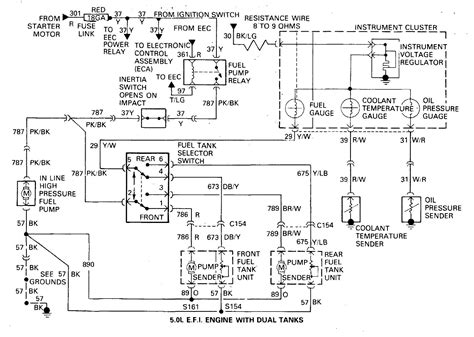 Help Please Confused About 1988 Econoline Fuel Pump Wiring Schematic