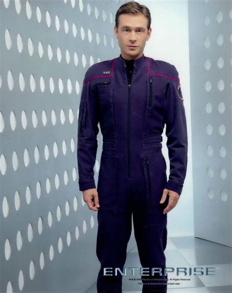 promotional photo star trek enterprise charles trip tucker star trek enterprise star