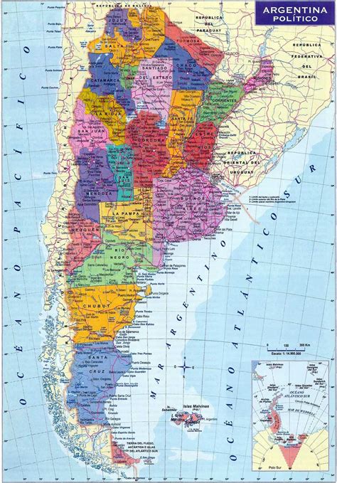 Mapa De Argentina Con Sus 23 Provincias Mapa Politico Mapas Mapa Images And Photos Finder