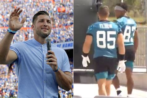 Tebow had another deep throw to rookie wide receiver aaron dobson that should have been picked off, but the bucs dropped it. Tim Tebow's Jaguars jersey is already NFL Shop top-seller ...