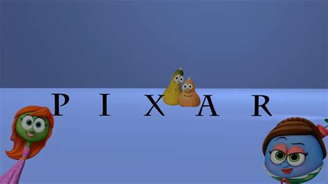 Disney Pixar Logos With Veggietales Characters Youtube