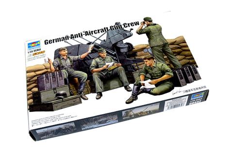Trumpeter 00432 Military 135 German Anti Aircraft Gun Crew 00432
