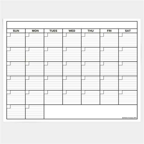 Free Printable Calendars With Boxes Ten Free Printable Calendar 2021 2022