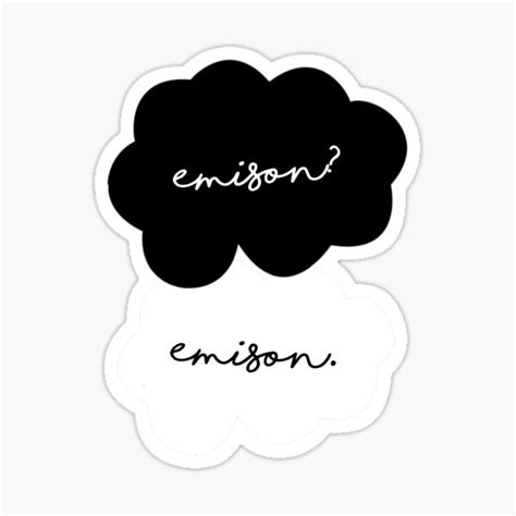 emison emison sticker for sale by brenda lee redbubble