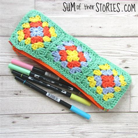 Crocheted Pencil Case