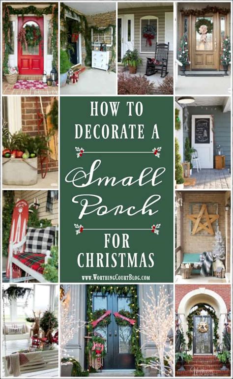 How To Decorate A Small Porch For Christmas Worthing Court Diy Home